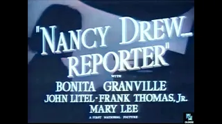 Nancy Drew... Reporter 1939, Colorized, Bonita Granville, Dickie Jones, Mystery
