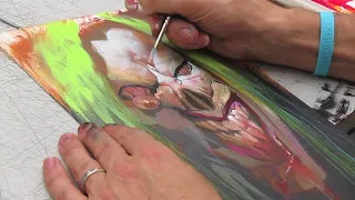 The Collection - Dave DeVries - Zombie Joker Painting Demo Pt 2