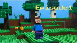 Lego Minecraft Episode One (Steve joined the game)