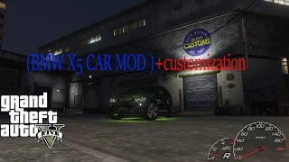 GTA 5 BMW X5 car mod showcase #3 +Customizing NO BUGS