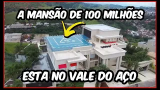 MAIOR MANSÃO E + CARA do BRASIL ESTA em IPATINGA - MG, DRONE FILMA A 5ª MANSÃO MAIS CARA  🚁🏦