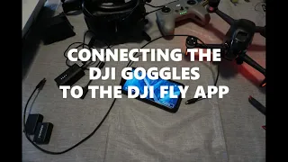 DJI GOGGLE V2 CONNECTING FOR FIRMWARE UPDATE