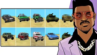 How to get ALL POLICE CARS in GTA Vice City (All Locations)