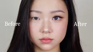 [무쌍 메이크업] HOW TO MAKE YOUR EYES 2X BIGGER WITH MAKEUP | ASIAN MONOLID MAKEUP