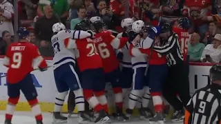 Toronto Maple Leafs Vs. Florida Panthers Scrum