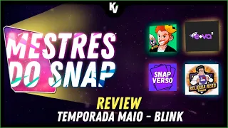 MESTRES DO SNAP REVIEW TEMPORADA BLINK ft. @Evazord @SnapVerso  @ReliquiaNerd | MARVEL SNAP