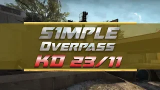 S1mple KD 23/11 overpass