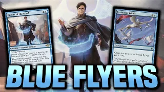 MONO BLUE FLYERS with NEW Duelist of the Mind 【 PIONEER MTG Gameplay 】