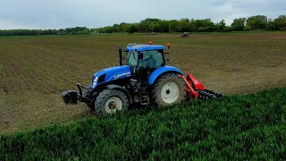 🇨🇵 Après-midi DECOMPACTAGE AVEC MARTIN | New Holland T7.200 + Agram GEO ROLL 320 😍 [DJI]