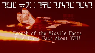 Enough of the Missile Facts, Here's a Fact about YOU