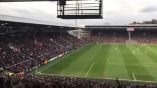 Tottenham fans sing "The thing I love most is being a Yid" at Fulham away!