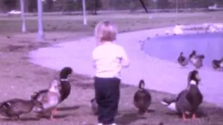 Vintage 8mm video baby Jimmy w/ Mom & Dad circa 1972