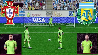 FIFA 23.RONALDO VS MESSI GOALKEPPER Portugal VS Argentina PENALTY SHOUTOUT FIFA 23 GAMEPLAY