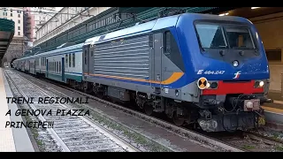 Treni regionali a Genova Piazza Principe