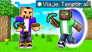 Viajé en el TIEMPO para Salvar a Mi Amigo en Minecraft!