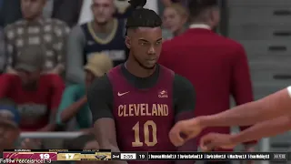 NBA 2K24: Cleveland Cavaliers Vs. New Orleans Pelicans 2 Player 60fps