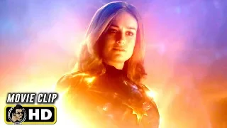 AVENGERS: ENDGAME (2019) Captain Marvel Saves Iron Man [HD]