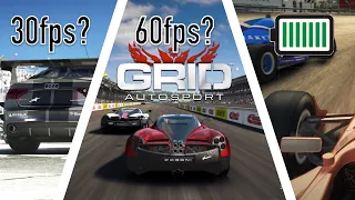 GRID Autosport Nintendo Switch - Handheld mode performance showcase!