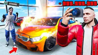 ich PRANKE 24 STUNDEN STANDART SKILL in GTA 5!