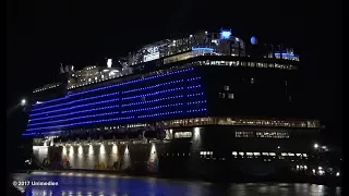 WORLD DREAM 世界夢號 | amazing illuminations during spectacular river Ems conveyance | 4K-Video