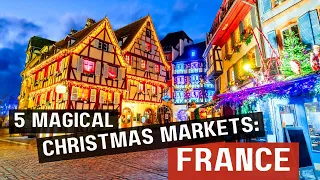 CHRISTMAS MARKETS in Europe | Strasbourg, Colmar, Paris, Reims, Metz | 4K