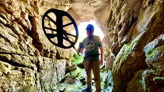 Metal Detecting treasure in a mysterious Gold Mine (CRAZY FINDS!)