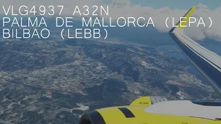 Microsoft Flight Simulator 2020 - Vueling A32N - Palma De Mallorca to Bilbao - (LEPA-LEBB)