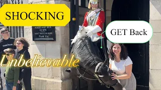 Shocking!!! What did disrespectful tourists do  to king’s guard horse, it’s disgusting!!