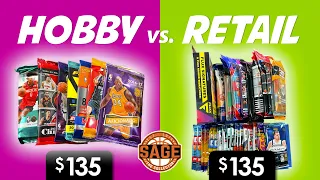 $135 Hobby vs. $135 Retail Basketball Cards 🔥 Quality vs. Quantity!