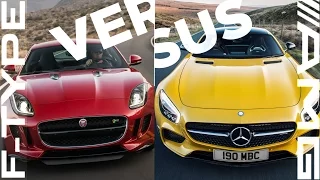 2016 Mercedes-AMG GT S vs. 2016 Jaguar F-Type Coupe R