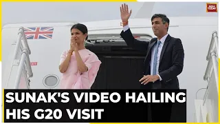 Rishi Sunak Thanks PM Modi For 'historic G20 Summit'; Posts A Video Hailing His G20 Visit