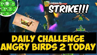 daily challenge angry birds 2 today April 29 4-5-6 with bubbles