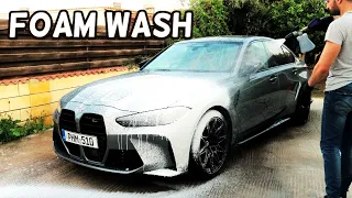 BMW M3 COMPETITION G80 - FOAM WASH AUTO DETAILING