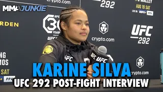 Karine Silva Talks Submission Win Over Maryna Moroz, What's Next, More | UFC 292