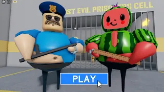 MELON BARRY'S PRISON RUN! NEW OBBY FULL GAMEPLAY #roblox