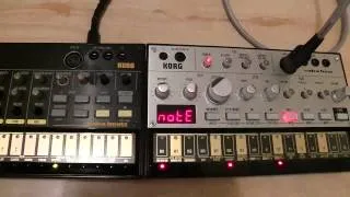 Volca Beats DIY MIDI Out In Action - 1