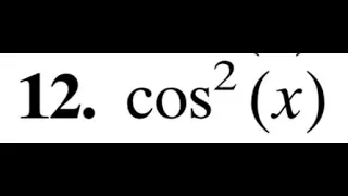 Find the derivative of cos^2(x) using the product rule