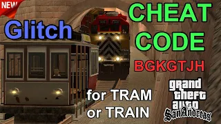 How To Get Tram or Train with Cheat Code in GTA San Andreas (GLITCH)