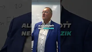 Az alkalmazott megszokja a munkatempót