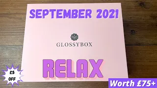 GLOSSYBOX SEPTEMBER 2021 UNBOXING & DISCOUNT CODE