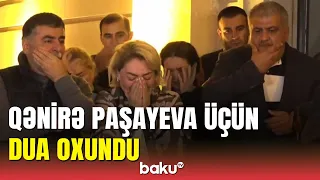 Qənirə Paşayevaya görə məsciddə izdiham: mərhum deputatın ruhuna dua oxundu