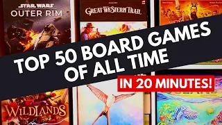 Top 50 Board Games of All Time | In Only 20 Minutes!