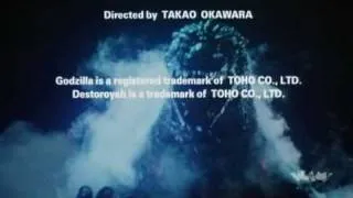 Godzilla Vs Destroyah English End Credits w/ Original Montage