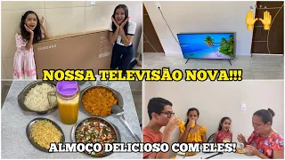 NOSSA PRIMEIRA SMART TV / VAI TER QUE FICAR NO CHÃO | +1 CONQUISTA! 🙌✨ *Mãe aos 13*