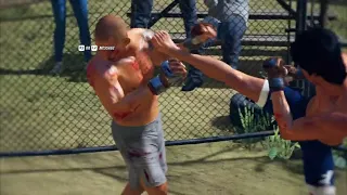 Jose Aldo vs Bruce Lee UFC 4 Backyard Brawl (Online Gameplay)