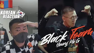 🇲🇳🇰🇷🔥Korean Hiphop Junkie react to Young Mo’G - Black Team (MGL/ENG SUB)