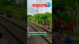 Never Cross Railway's Track | Live train accident, plz don't risk your life 🙏 #shorts #indianrailway