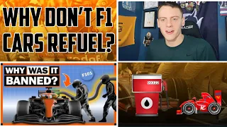 American Reacts to WHY DON’T F1 CARS REFUEL?