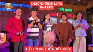 Chương trình lô tô đầu tiên được bà con HQ Ngôi Sao Miệt Vườn ủng hộ nhiệt tình