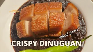 CRISPY DINUGUAN - a Pinoy style favorite blood sauce/stew